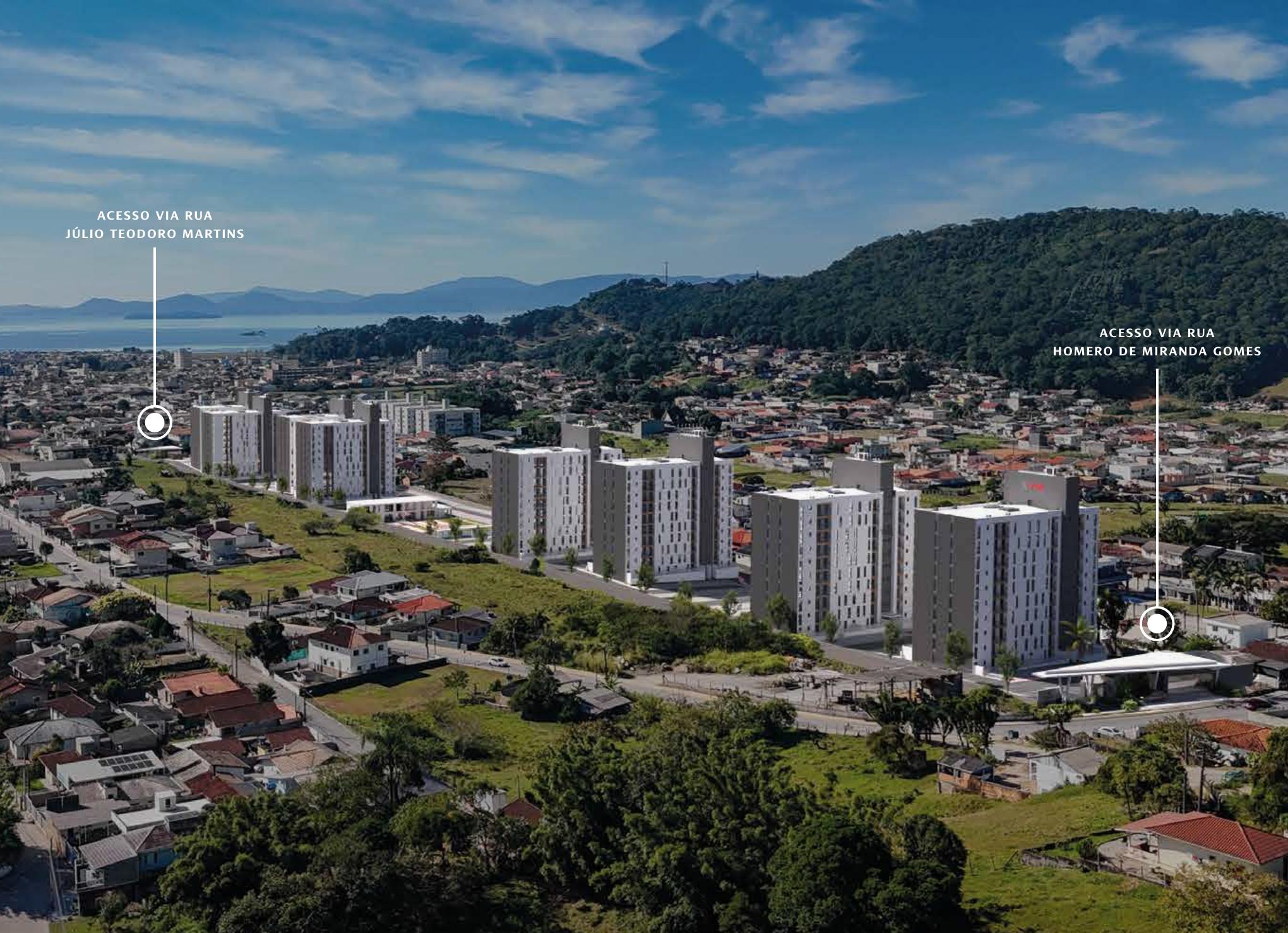 Vista aérea de Biguaçu